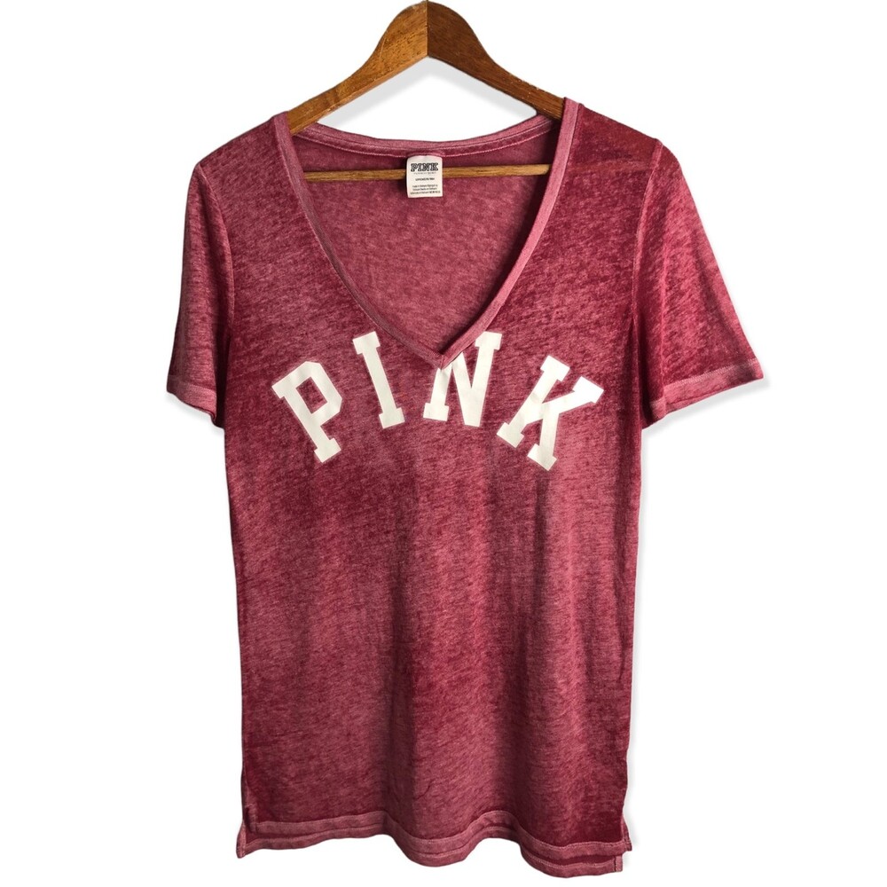 Victoria’s Secret PINK V-neck Short Sleeve T-shirt